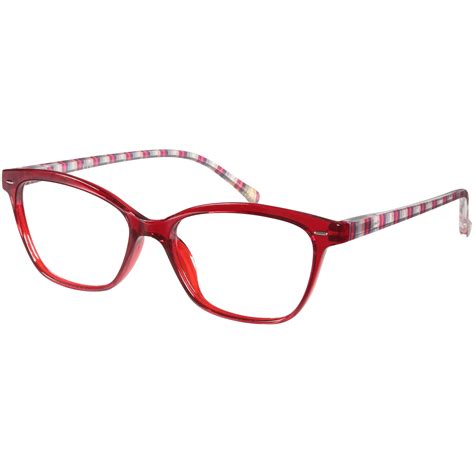 Ev1 From Ellen Degeneres Pippa Crystal Red 1 25 Reading Glasses With Case