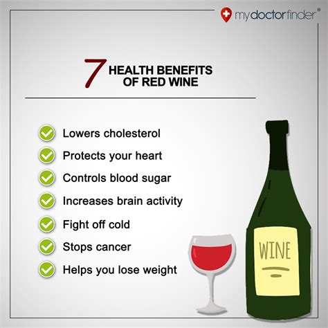 7 health benefits of red wine