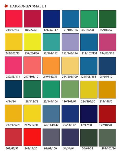 Printable Rgb Color Palette Swatches My Practical Skills Color Color Swatches Color Palette