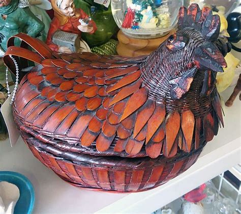 𝗙𝗼𝘂𝗻𝗱 Antiquestore 𝗥𝗮𝗻𝗸 ★★★⁠ I Found A Wicker Chicken Basket That I Think Looks Great I Love