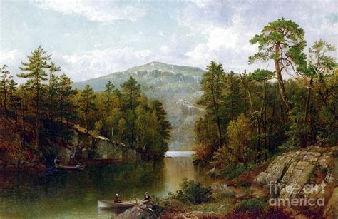 The Lake George Painting By David Johnson