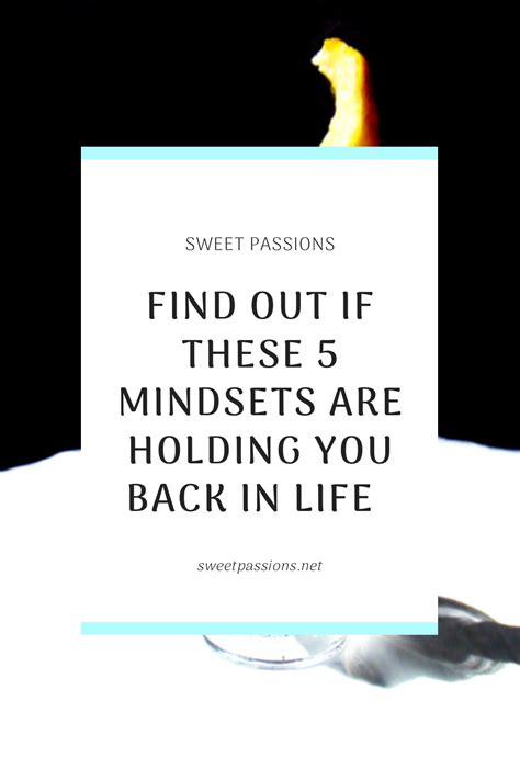 find out if these 5 mindsets are holding you back in life life hold on mental health blogs