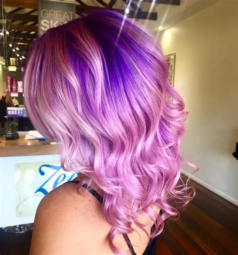 Pink Hair With Purple Roots Colormelt Hair Purple Hair Hair