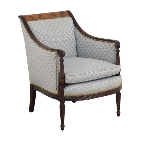 Used Antique Upholstered Accent Chair 