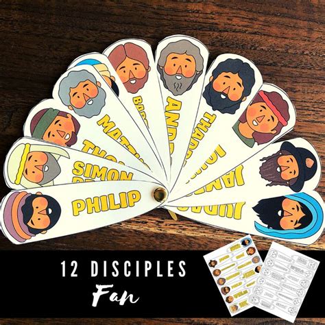 12 Disciples Sunday School Craft Bible Crafts Sunday School Sunday