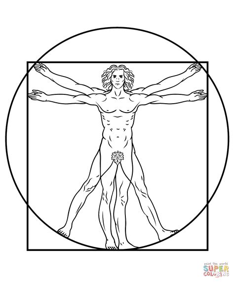 Free Coloring Pages Leonardo Da Vinci