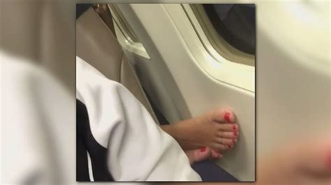 rudest passenger ever woman records video of woman with her feet on