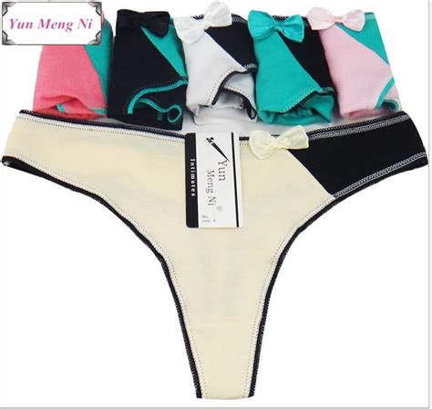 Free Shipping 5pcslot Foreign Trade Ladies Underwear Fashion Color