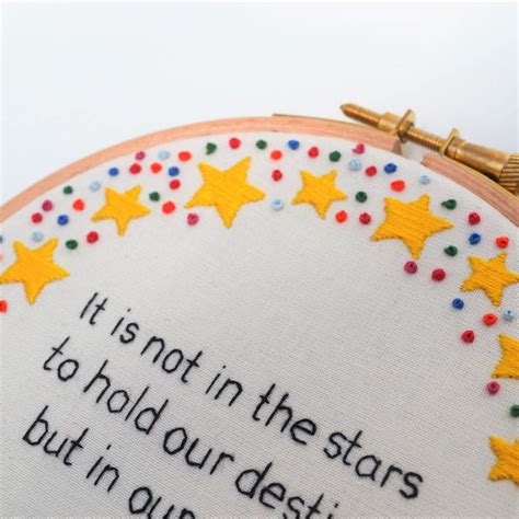 Inspirational Quote Hand Embroidery 5 Inch Hoop Wall Art Etsy