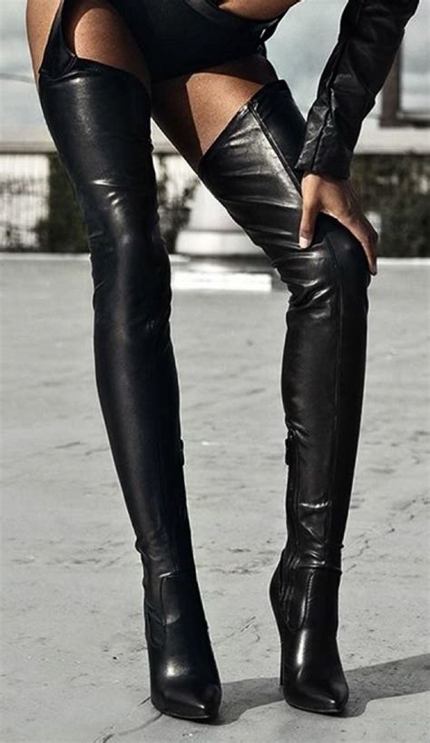 Otk Boot Thigh Boot Thigh High Boots Over The Knee Boots Leather Fashion Fashion Boots