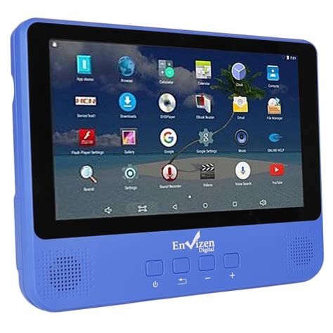Envizen 2 In 1 9 Wifi Android Tablet And Portable Dvd Player Quad Core