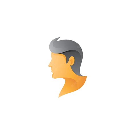Premium Vector Abstract Human Man Head Logo