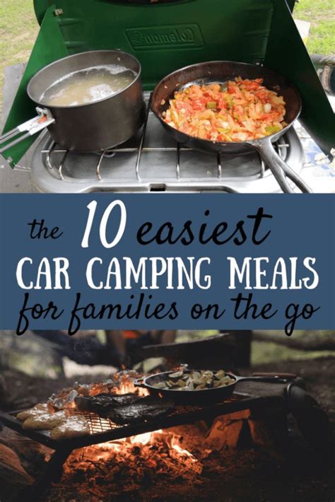 Now Is Great Time To Try Out New Car Camping Recipes And These May