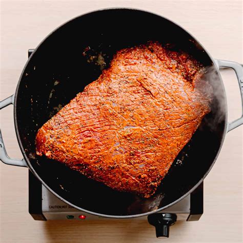 Easy Braised Beef Brisket How To Cook Tender Brisket In The Oven Posh Journal