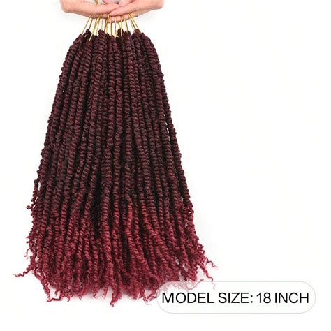 Tomo 12 18 24 Inch Passion Twist Hair Pre Twisted Passion Twists Crochet Braids Pre Looped