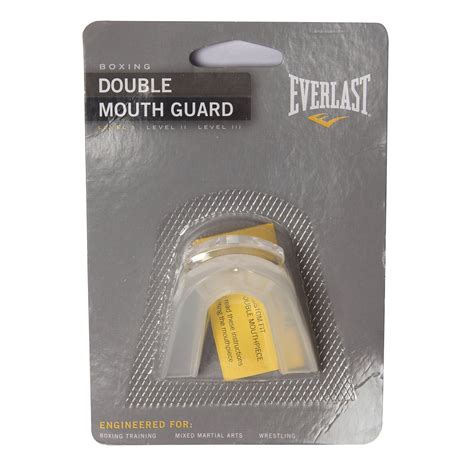 This will prevent bacteria from growing in the enclosed conditions of the case. Everlast Double Mouth Guard (Clear) - Buy Online in UAE ...