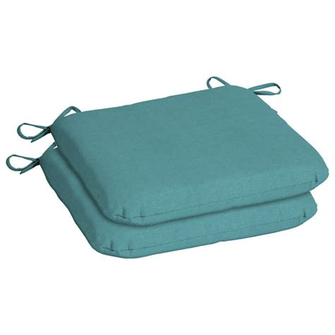 Mainstays 155 X 17 Turquoise Blue Rectangle Outdoor Seat Pad 2 Pack