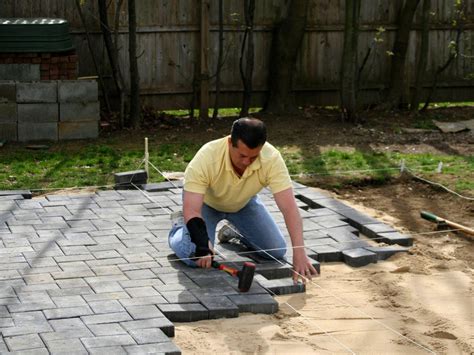 How To Building A Patio With Pavers Hgtv