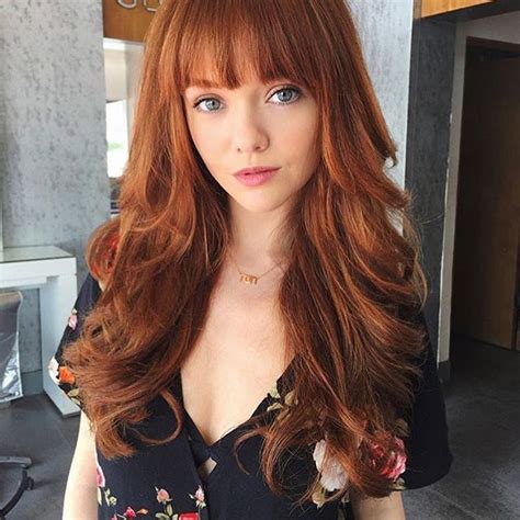 Instagram Photo By Redheads Redhead Beauty Via Iconosquare Red Hair With Bangs Beautiful