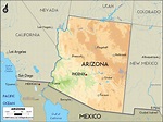 Arizona Map With Cities And Towns Map Of The World | Images and Photos ...