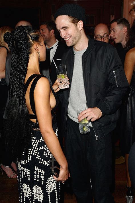 robert pattinson parties with girlfriend fka twigs after brit awards glamour uk