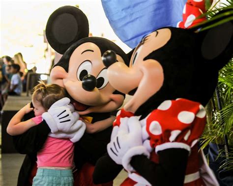 Mickey And Minnie Mouse Take Photos With Fans During Nara And Dvids