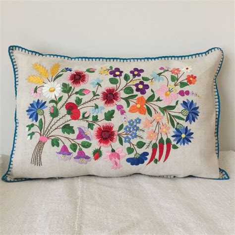 Vintage Floral Wreath Pillow Cover Country Style With Inspirational