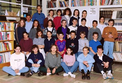 Photo De Classe Collège Charles De Foucauld 401 91 92 De 1991