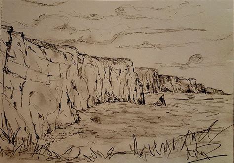 The Cliffs Of Moher Drawing By Niki Purcell Pixels