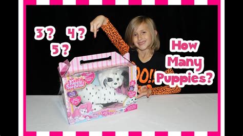 Puppy Surprise Toy Gigi How Many Puppies Christmas 2014 Youtube