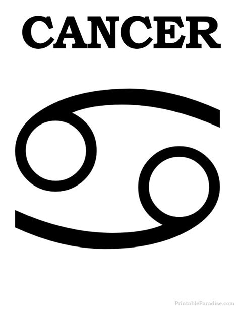 Do you know a creative cancer? 1000+ images about Printable Signs of the Zodiac on ...