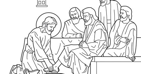 This coloring page will help kids remember jesus' teaching to serve others and consider others' ahead of yourself make sure you check out our bible. jesus washes his disciples feet coloring pages | Coloring ...