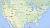 Map Of Usa Google Maps – Topographic Map of Usa with States