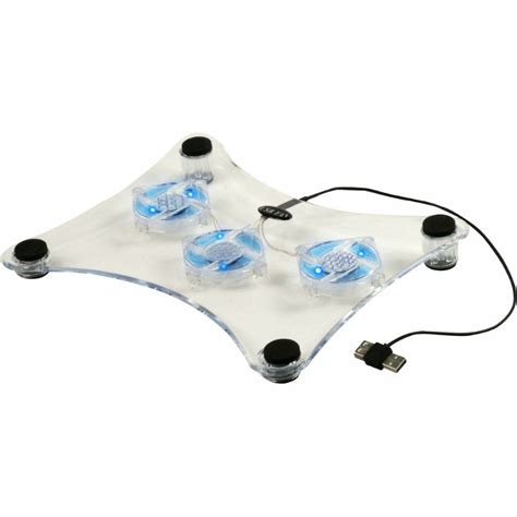 tg usb powered cooling pad with 3 fans and 6 leds