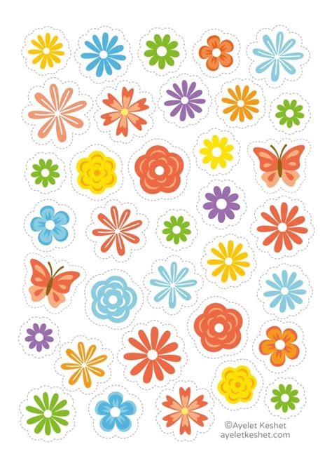 Free Printable Stickers Ayelet Keshet