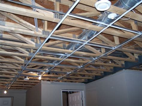 Installing Drop Ceilings Installing A Drop Ceiling In A Basement
