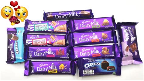 Different Flavors Of Cadbury Dairy Milk Chocolate 😍🍫😋 Youtube