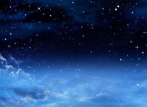 7x5FT Dark Blue Space Clouds Sky Stars Night Time Custom ...
