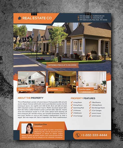 40 Professional Real Estate Flyer Templates Graficznie