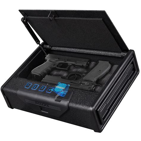 Kaer Biometric Gun Safes For Pistols Quick Access Biometric