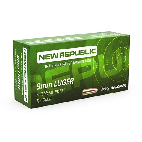 Back Order 1 3 Month To Ship New Republic Training And Range 9mm Luger
