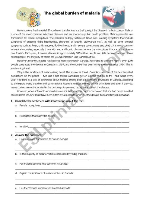 Present Perfect Reading Comprehension