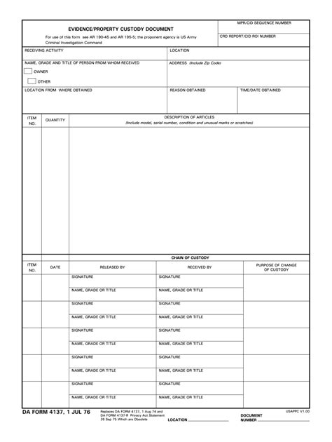 Da 4137 1976 2024 Form Fill Out And Sign Printable Pdf Template