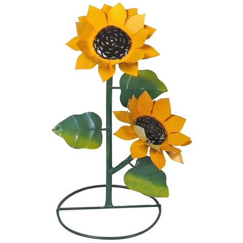 15 Best Collection Of Metal Sunflower Yard Art