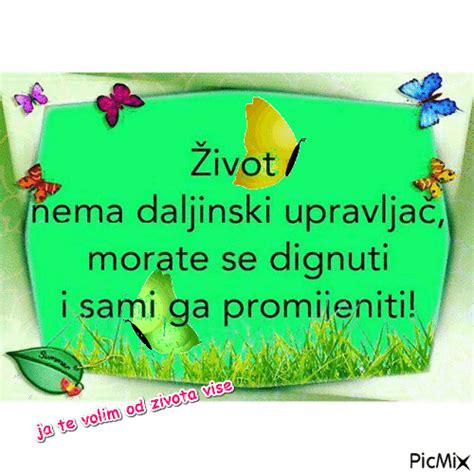 Ja Te Volim Od Zivota Vise Free Animated  Picmix