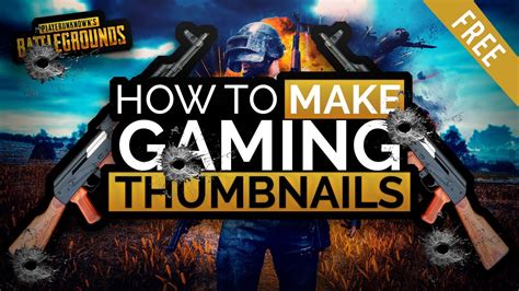 How To Make Gaming Thumbnails Free Download Youtube