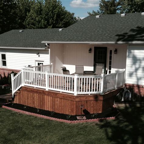 Don't worry we're here to help with a comprehensive deck installation guide. Elegant vinyl railing is the perfect complement to a ...