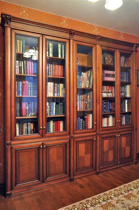 Книжный шкаф Шерлок из массива дерева купить в Москве — мебельный ...