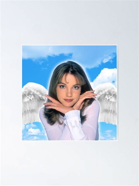 Britney Angel Poster By Verbisdiablo Redbubble