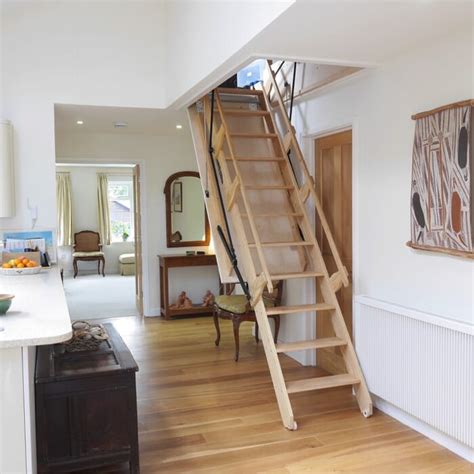 Sandringham Electric Folding Wooden Stairway Loft Centre